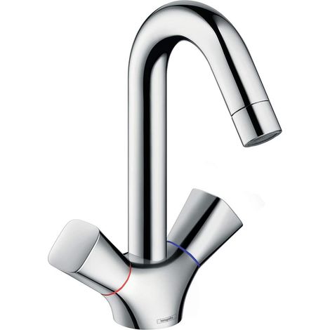 Hansgrohe Logis - Miscelatore a manopole per lavabo, cromato 71221000 (1/5)
