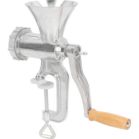 Multifunktionaler Fleischwolf aus Aluminiumlegierung, manueller Mixer für Küchenutensilien, ideal zum Füllen von Würsten. (1/5)
