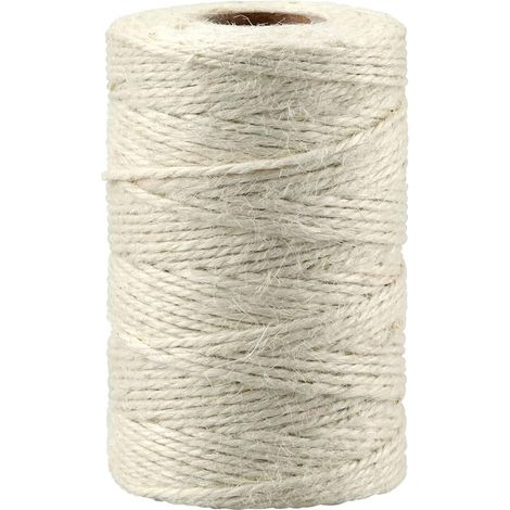 2mm Ficelle de Jute Beige, 100M Ficelle Jardinage, Corde de Jute pour Jardinage Bricolage Artisanat (1/5)