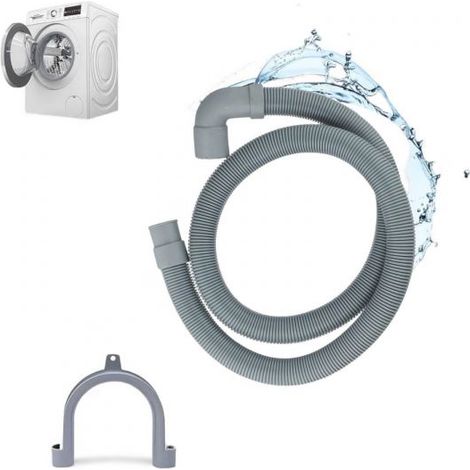 Tubo di Scarico per Lavatrice 150 cm in PVC – Flessibile Universale e Resistente per Elettrodomestici Art.59053