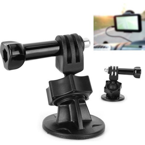 Support Voiture - Rotation 360° - Pour Fixation Sur Pare-Brise Et Tableau De Bord - 2 Pièces (1/5)