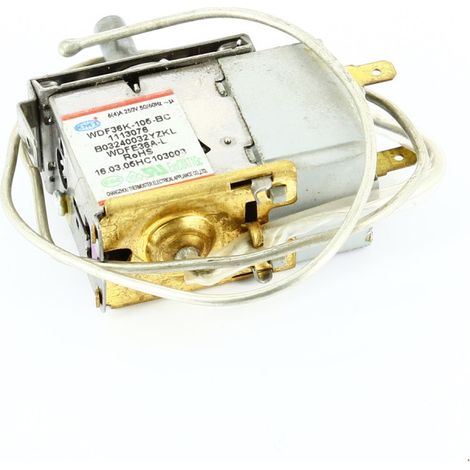 THERMOSTAT WDF36K-105BC 9021078 pour Réfrigérateur LISTO REF TOP LISTO RTL 112, REF TOP LISTO RTL 113S, REF TOP LISTO RTL 114B, REF TOP LISTO RTL 114S, REF TOP LISTO RTL 114V