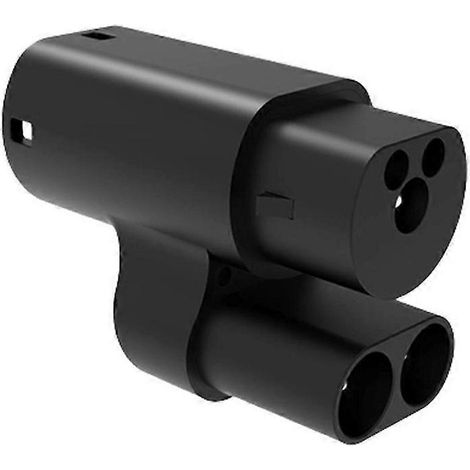 Adaptateur de connecteur de charge CCS2 vers Type 2 pour véhicules électriques, compatible avec les modèles de voitures 2015-2019 adaptateur rapide de chargeur CCS2 vers connecteur Type 2. (1/5)