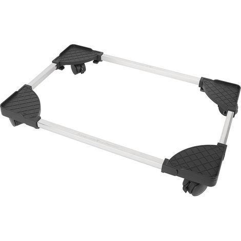 Support de tour d'ordinateur en acier réglable pour unité centrale mobile avec roulettes pivotantes à 360° pour PC (1/5)