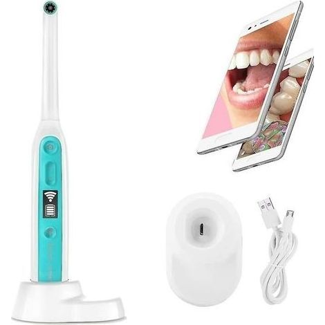 Hd Intraoral Camerawifi Endoscope Dental Camera 1080p Hd Waterproof Wireless Tooth Camcorder With 8 Led Lights (1/4)