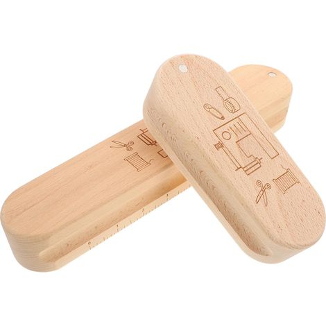 2pièces Claquette De Quilting Pour Couture Outil De Repassage Avec Échelle De Mesure Claquette Pour Tailleurs Accessoire De Couture Et Fourniture De Quilting (1/5)