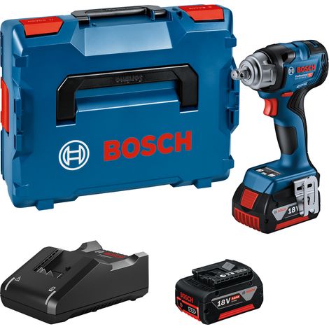 Bosch Akku-Drehschlagschrauber GDS 18V-330 HC, 2x 5,0 Ah + Ladegerät in L-BOXX