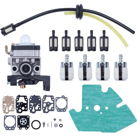 Filtre à carburant de carburateur ligne kit diaphragme de carburateur pour Honda GX25 GX25N GX25NT FG110 FG110K1 HHT25S moteur (1/5)