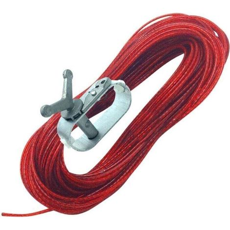 Câble de serrage avec tendeur pour bâche piscine-100 pieds (1/4)