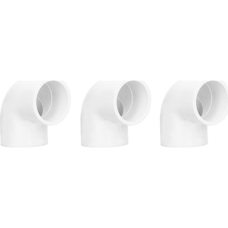Raccord PVC 90° 2 Voies, 12 Pièces Coude Adaptateur 20mm, Joint Plastique pour Alimentation Eau, Raccordement Tuyau (1/5)
