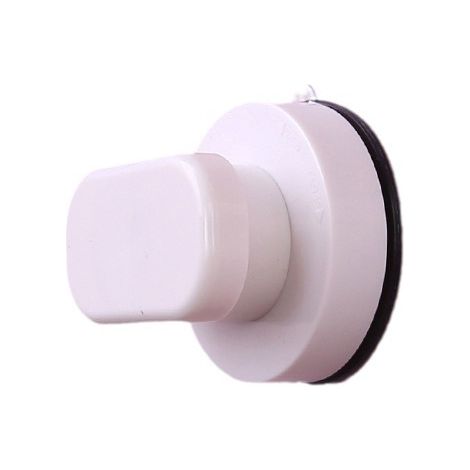Lntyq Forte ventouse verre miroir poignée, de porte réfrigérateur tiroir salle de bain ventouse, baignoire douche poignée cuisine tiroir armoire poignée ventouse (trompette blanche) (1/5)