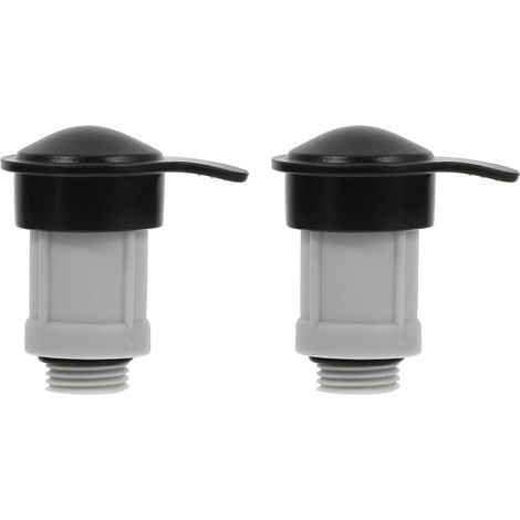 Lot de 2 valves de pulvérisation pour piscine - Inverseur - Condensateur de sol - Tuyau - Réservoir de chasse d'eau - Valve de remplissage - Évacuation d'air sans canal - Tube sous vide (1/5)