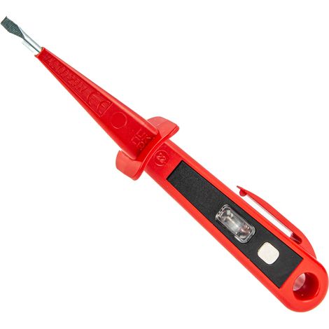 EUROTOOLS Spannungsprüfer Phasenprüfer 250 V, Schlitz - Schraubendreher 150 mm (1/3)
