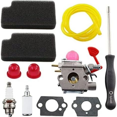 Vergaser mit Luftfilter, Schraubendreher und Zündkerze für Walbro WT-875, Poulan BVM200C, BVM200VS, P200C, GBV325, P325, Craftsman 545081855, 358794650 (1/5)