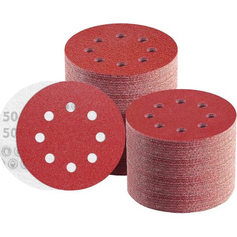 Schleifpapier 125mm Klett 8 Loch 150 Körnung 110 150Körnung 110.0 (1/5)