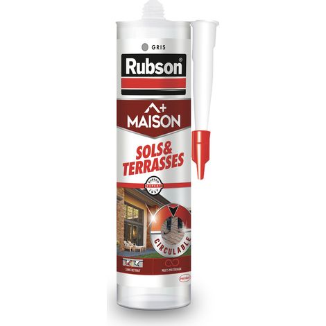 Mastic Casa Pavimenti e Terrazze Grigio 280ml - Rubson