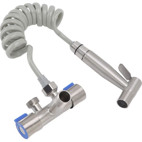 Lance de nettoyage en acier inoxydable G1/2 filetage intérieur, douchette WC pour salle de bain, pommeau de rinçage sous pression (1/5)