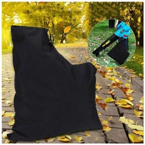 Sac de ramassage en polyester pour souffleur de feuilles, sac de ramassage pour aspirateur/broyeur de feuilles avec fermeture éclair et cordon de serrage - AquaForge (1/4)
