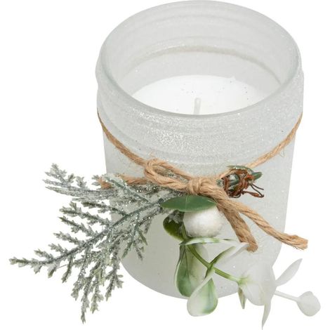 Bougie Parfumée "Noël Givré" 125g Transparent