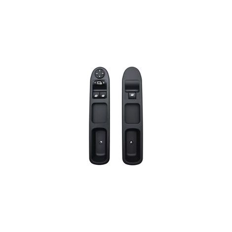 Commande lève-vitre 207 conducteur et passager – Interrupteur électrique 6 broches – Compatible Peugeot 207 et Citroen C3 – Référence 6554.QC (1/5)