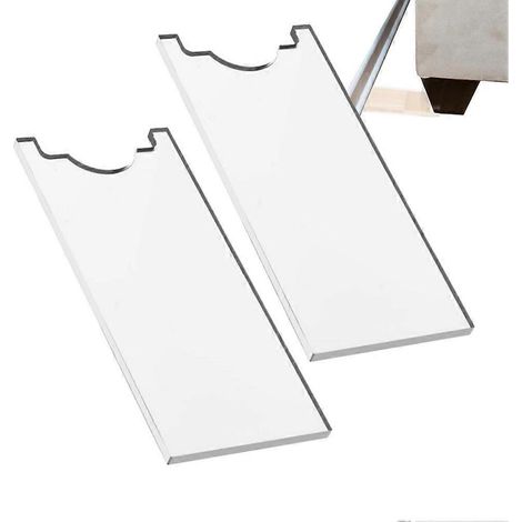 Butée de canapé et de lit transparente - Entretoise murale universelle (lot de 22), protège les murs, prévient les risques d'incendie liés aux appareils de chauffage. (1/5)