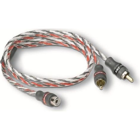 MTX ZNXY1F RCA-Kabel "ZeroNoise" Y-Verteiler 1 Weiblich 2 Männlich Länge 50cm 100% Kupfer 3 Abschirmungen
