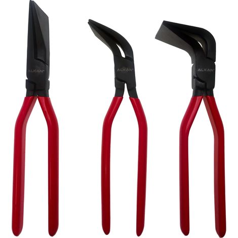 Abkantzangen Set 3-teilig gerade 45 und 90 Grad 60 mm Falzzange (1/5)