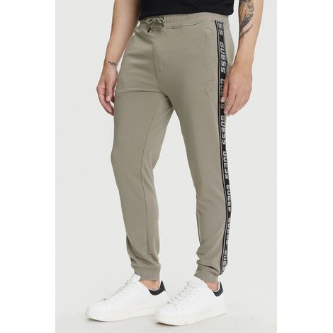 Guess Herren-Jogginghose New Arlo XL mit Streifen, grün (1/5)