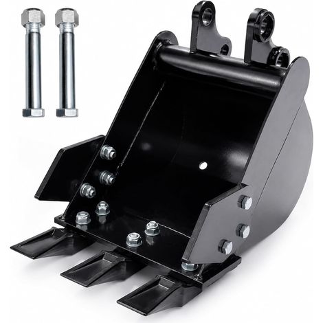 Godet étroit 30 cm 3 dents pour mini-pelle, axe Ø25 mm  Acier au manganèse  3 dents  Axes inclus  Mini-pelles 0,8–1,8 t (1/5)