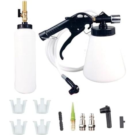 Purgeur sous vide, kit de purge frein,Purgeurs pression liquide frein 1 L  Machine rinçage professionnelle, purgeur pneumatique pour réservoirs cylindre Section B - (1/5)