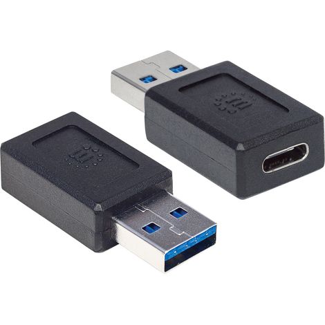 Manhattan Adattatore USB 3.1 Tipo-C Gen2 femmina a USB tipo A maschio (1/5)