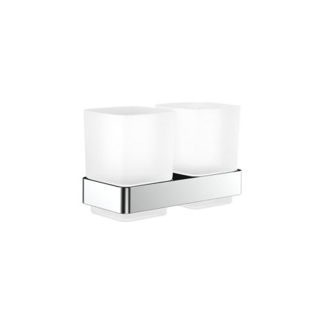 emco loft Doppel-Glashalter, satiniertes Kristallglas, (1/4)