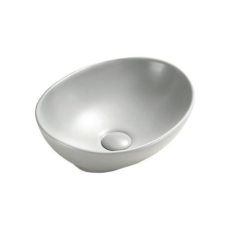 Mexen Elza lavabo de comptoir 40 x 33 cm, Platine mat - 21014063 (1/2)
