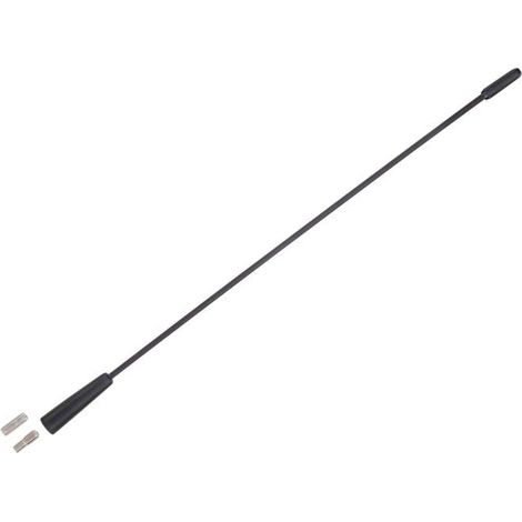 Tige d'antenne AM/FM 34- 5 cm M5/M6 en fibre de verre unie
