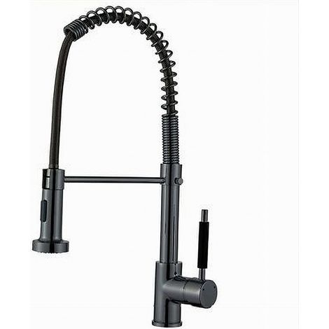Trade Shop - Federwaschbecken Wasserhahn Mischer Federstrahl Rasur Schwenkmund 87468 - (1/2)