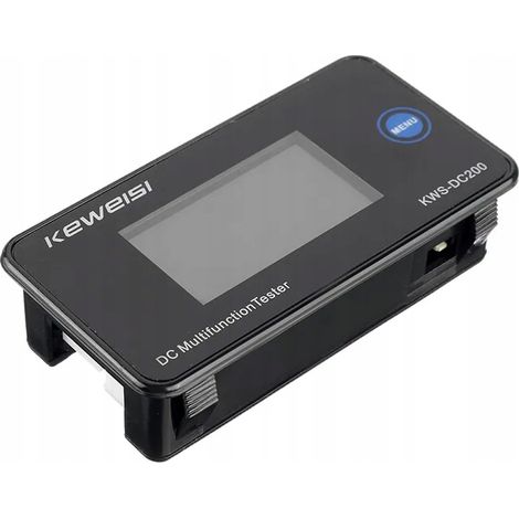 AMPEREMETER DC200V 10A VOLTMETER Ah Wh TEMP. ZEIT (1/5)