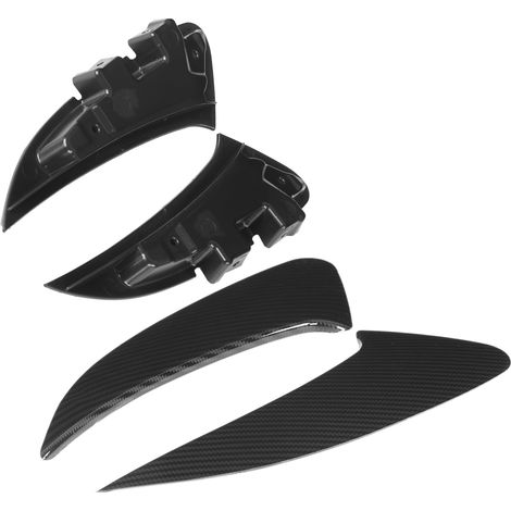 Stück Lufteinlassabdeckungen in Carbon-Optik für die Heckstoßstange von Mercedes-Benz CLA C118, CLA35 und CLA45 AMG (2020–2021) (1/5)