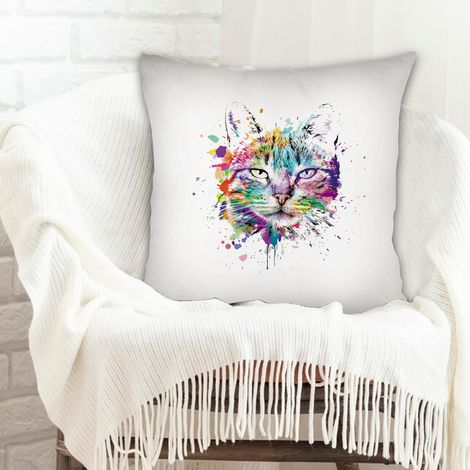 Housse de coussin de salon incolore pour Noël, l'Action de grâce, anniversaire, la Fête des Mères (1/5)