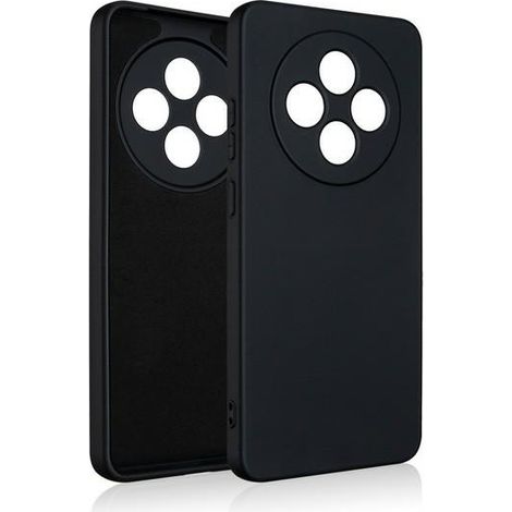 Funda de silicona Beline para Oppo Reno 12F 5G, color negro. (1/3)