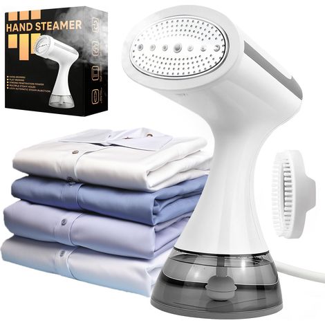 Dampfgarer, 1500 W und 300 ml Handdampfer, schnelles Aufheizen in 20 Sekunden, Kleiderdampfer für Reisen und zu Hause, Falten aus der Kleidung entfernen