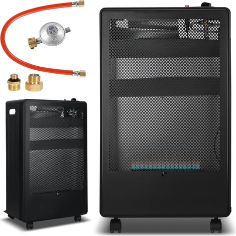 Randaco Mobile Gasheizung bis 15 kg mit Druckminderer, Schlauch und 2 Adaptern (1/5)