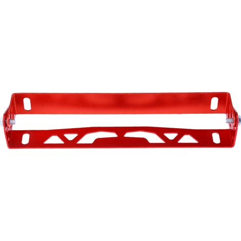 Cadre de plaque d'immatriculation universel en aluminium pour voiture, support de plaque de numéro de course réglable, rouge (1/5)