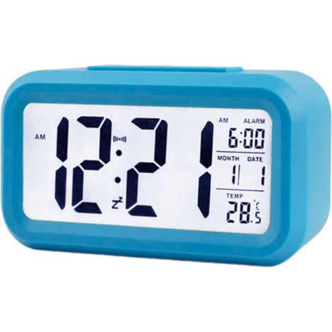 Réveil intelligent avec température, alarme silencieuse et rétroéclairage, horloge électronique créative (1/5)