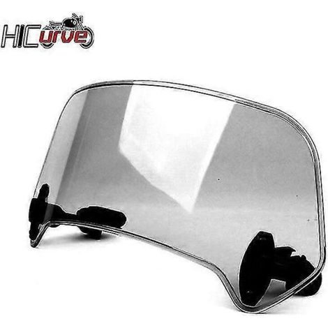 Pour Loncin Voge 500 Ds 300rr 180rr 300ds 500ds 650ds : Déflecteur de pare-brise réglable, extension de pare-brise, aileron, verrouillable - Grand modèle fumé (1/5)