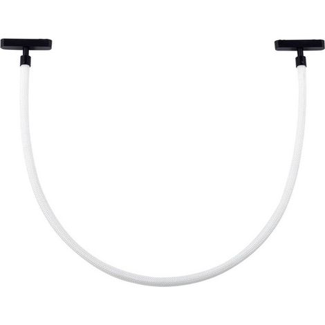 Lindby Lámpara de techo LED 'Lumaro' en Blanco Textura, Tela, Tejido, Seda