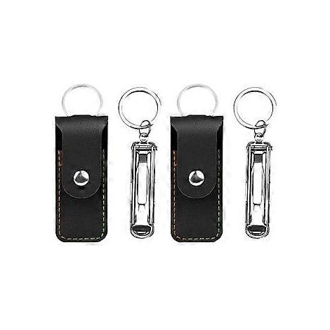 4-teiliges Set multifunktionaler Nagelknipser, dünner Flaschenöffner mit Aufbewahrungsbeuteln (silber)
