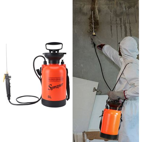 Pulvérisateur à dos 5L - Modèle Épaule - PP/HDPE - Anti-Termites - Large Couverture - Usage Jardin & Maison (1/4)