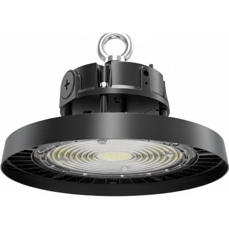 Campana LED Industriale UFO HBD Evo  150lm/W  Regolabile 0-10V 4000K 90º Senza Sensore Bianco Naturale 100 W (1/5)