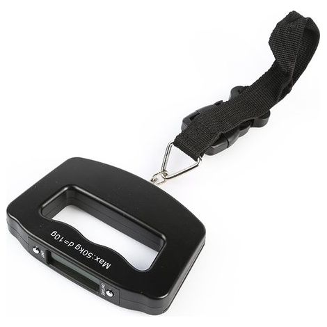 Balanza para equipaje - Balanza para maletas - Balanza portátil Balanza para equipaje - 50 kg - Balanza digital con gancho/correa (1/5)