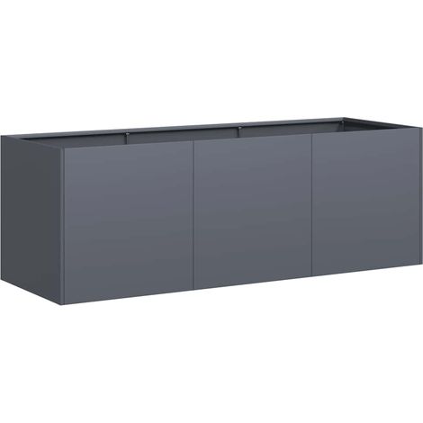 Maison Exclusive - Fioriera Antracite 120x40x40 cm Acciaio laminato a freddo